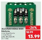 ALLGÄUER BÜBLE BIER Edelbräu im Angebot bei Kaufland in Bochum ALLGÄUER BÜBLE BIER Edelbräu Angebote von Allgäuer Brauhaus bei Kaufland Bochum für 13,99 €
