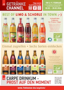 Äpfel im Finkbeiner Prospekt "DIE DURSTSTRECKE ENDET HIER" mit 10 Seiten (Ulm)