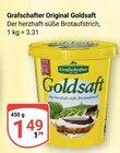 Original Goldsaft im Angebot bei GLOBUS in Wiesbaden Original Goldsaft Angebote von Grafschafter bei GLOBUS Wiesbaden für 1,49 €