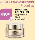 GOLDEN LIFT Augencreme von LANCASTER im aktuellen Müller Prospekt für 49,95 €