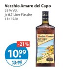 Kräuterlikör von Vecchio Amaro del Capo im aktuellen V-Markt Prospekt für 10,99 €