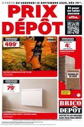 Prospectus Bricolage de Brico Dépôt à La Pomponnette: "PRIX DÉPÔT", 20 pages, 12/09/2025 - 25/09/2025