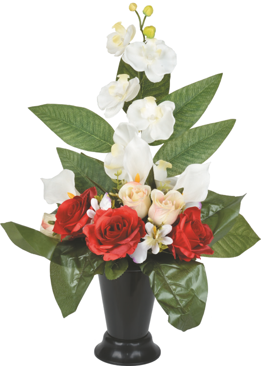 Centrakor Fontenay-en-Parisis - Le cône de roses, orchidée et arums Promo Le cône de roses, orchidée et arums dans le catalogue Centrakor Centrakor, j'adore ! à Fontenay-en-Parisis