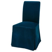 IKEA Nordenham - Stuhl mit langem Bezug Birke/Djuparp dunkel grünblau Stuhl mit langem Bezug Birke/Djuparp dunkel grünblau Angebot bei IKEA Nordenham im Prospekt Nur kurz so günstig