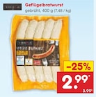 Geflügelbratwurst im Netto Marken-Discount Prospekt Geflügelbratwurst von im aktuellen Netto Marken-Discount Prospekt für 2,99 €
