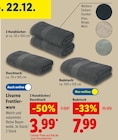Aktuelles Frottierware 2 Handtücher Angebot bei Lidl in Bremen ab 3,99 €