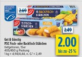 MSC Fisch-Stäbchen Angebote von Gut & Günstig bei diska Erlangen für 2,00 €