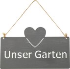 Behang Metallschild mit Herz "Unser Garten" im aktuellen Prospekt bei dm-drogerie markt in Horn-Bad Meinberg