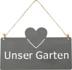 Behang Metallschild mit Herz "Unser Garten" Angebot in Herzogenaurach Behang Metallschild mit Herz "Unser Garten" im aktuellen Prospekt bei dm-drogerie markt in Herzogenaurach