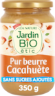 PUR BEURRE BIO DE CACAHUÈTE JARDIN BIO ÉTIC - JARDIN BIO en promo chez Auchan Hypermarché Valence à 3,75 €