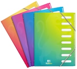 Oxford School Fusion - Trieur polypro A4 - 8 positions - différents coloris disponibles - Oxford dans le catalogue Bureau Vallée