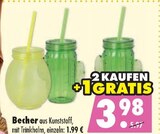 Becher aus Kunststoff bei Mäc-Geiz im Pirna Prospekt für 3,98 €