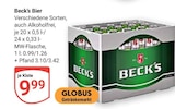 Bier im Angebot bei GLOBUS in Saarlouis Bier Angebote von Beck's bei GLOBUS Saarlouis für 9,99 €