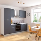 Promo Cuisine complète montée All in Sophia gris L. 255 cm avec électroménager à 1 349,00 € dans le catalogue Castorama à Vitrolles