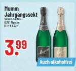 Jahrgangssekt Angebote von Mumm bei Marktkauf Lemgo für 3,99 €