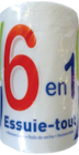 Le rouleau essuie-tout 6 en 1 dans le catalogue Bazarland