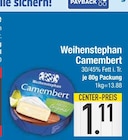 Camembert im EDEKA Prospekt Camembert von Weihenstephan im aktuellen EDEKA Prospekt für 1,11 €