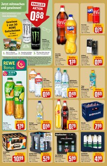 Coca Cola im REWE Prospekt "Dein Markt" mit 32 Seiten (Ettlingen)