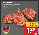 Netto Marken-Discount Hartmannsdorf - Mini-Haxen Angebot im Prospekt Mini-Haxen bei Netto Marken-Discount im Hartmannsdorf Prospekt für 1,29 €