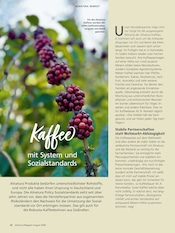 Kaffeebohnen im Alnatura Prospekt in Hürth Aktueller Alnatura Prospekt mit Kaffeebohnen, "Alnatura Magazin", Seite 34