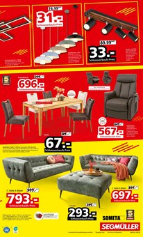 Sitzmöbel im aktuellen Segmüller Prospekt (Nürnberg) Sitzmöbel im Segmüller Prospekt "Segmüller Highlight Angebote" mit 8 Seiten (Nürnberg)