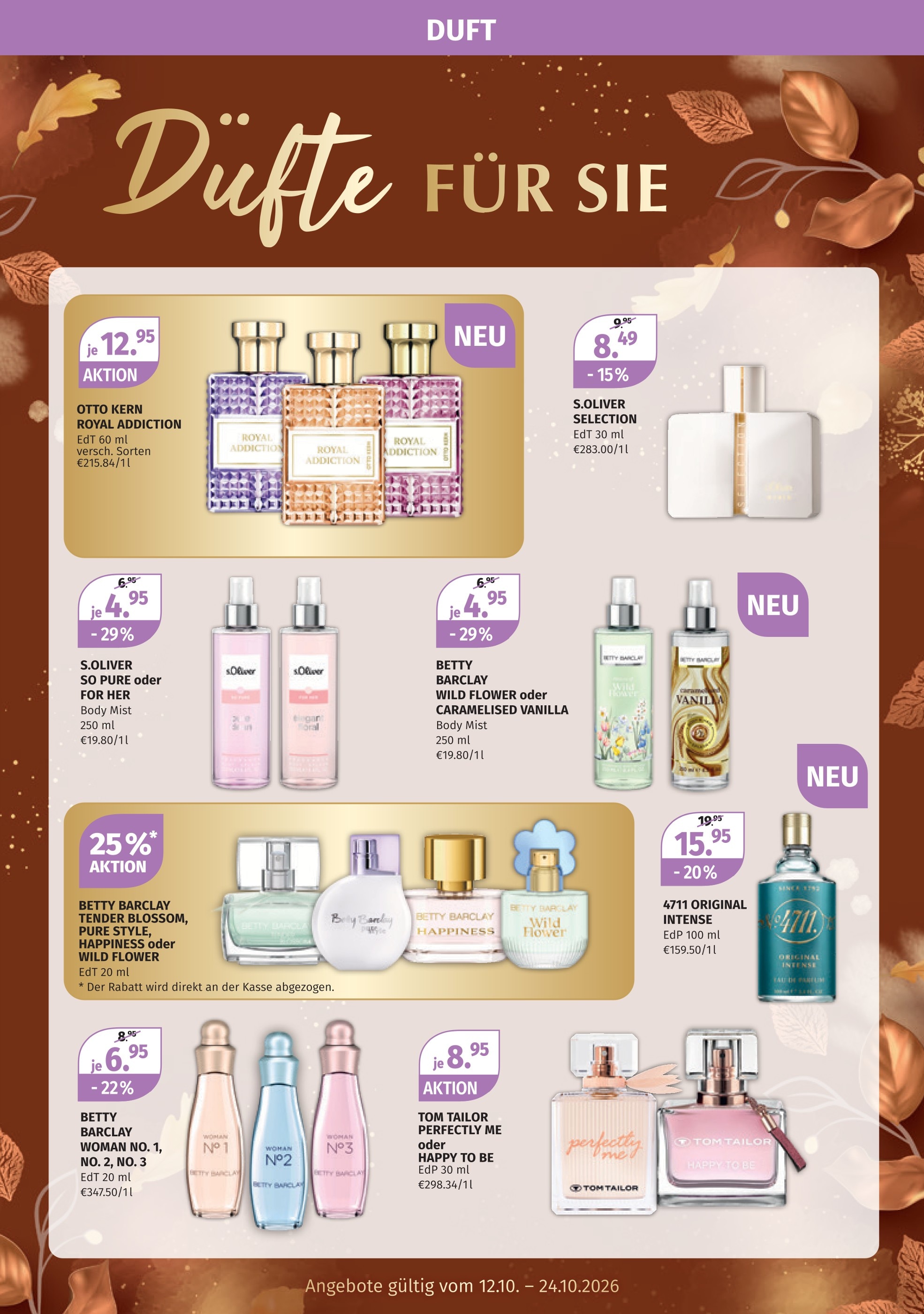 Müller Damen Parfum Angebot ᐅ Finde den Preis im aktuellen Prospekt