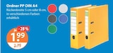 Ordner PP DIN A4 im aktuellen V-Markt Prospekt für 1,99 €
