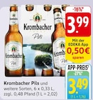 Krombacher Pils im Angebot bei EDEKA in Offenburg Krombacher Pils Angebote von Krombacher bei EDEKA Offenburg für 3,49 €