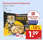 Aktuelle Nudeln Angebote bei Netto Marken-Discount in Wuppertal Aktuelles Instant-Nudelsnack Angebot bei Netto Marken-Discount in Wuppertal ab 1,29 €