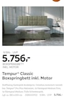 Boxspringbett von Tempur Classic im aktuellen XXXLutz Möbelhäuser Prospekt für 5.756,00 €