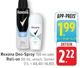Deo-Spray im Angebot bei EDEKA in Heidelberg Deo-Spray Angebote von Rexona bei EDEKA Heidelberg für 1,99 €