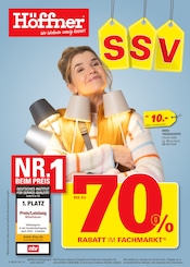 Lampe im Höffner Prospekt in Magdeburg Aktueller Höffner Prospekt mit Lampe, "SSV", Seite 1