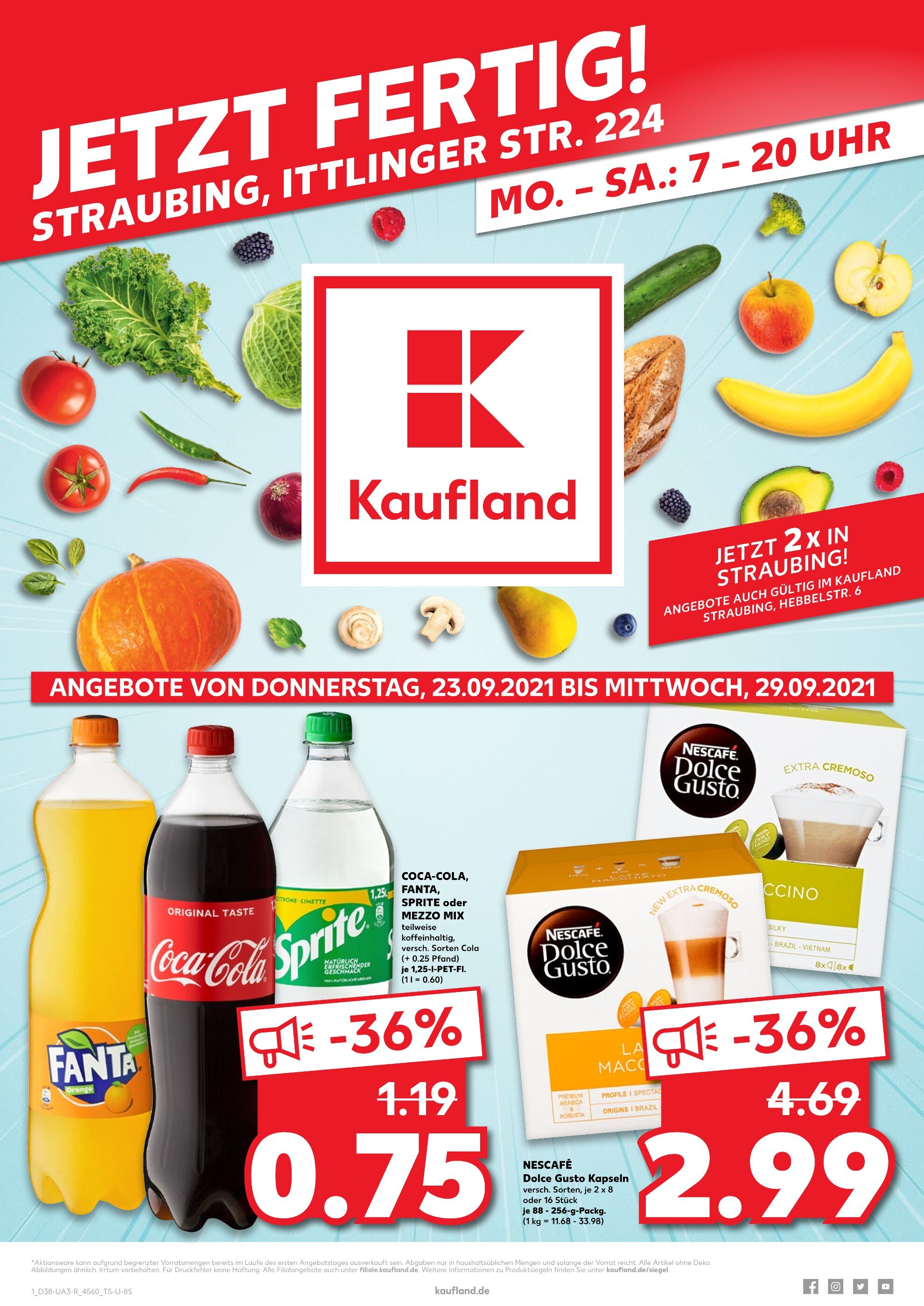Kaufland Prospekt für Oberschneiding mit 48 Seiten Kaufland Prospekt für Oberschneiding: "SPAREN WIE NOCH NIE!", 48 Seiten, 23.09.2021 - 29.09.2021