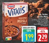 Vitalis Müsli Angebote von Dr. Oetker bei E center Erkelenz für 1,99 €