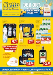 Netto Marken-Discount Prospekt für Illingen, Enzkreis: "DER ORT, AN DEM DU IMMER AUSGEZEICHNETE PREISE FINDEST.", 2 Seiten, 02.12.2024 - 07.12.2024