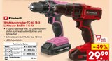 Aktuelles 18V Akkuschrauber TC-AS 18-3 Li Kit Angebot bei Netto Marken-Discount in Aachen ab 29,99 €