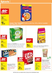 Prix et réduction Kellogg's dans le prospectus Carrefour en cours Offre Kellogg's dans le catalogue Carrefour du moment à la page 42