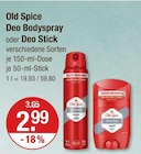 Deo Bodyspray Angebote von Old Spice bei V-Markt Kaufbeuren für 2,99 €