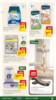 Katzenstreu im Fressnapf Prospekt "Festliche Angebote" mit 24 Seiten (Kiel)
