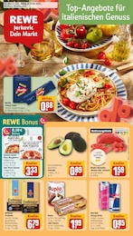 REWE Prospekt für München mit 20 Seiten REWE Prospekt "Dein Markt" für München, 20 Seiten, 12.05.2025 - 17.05.2025