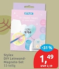 DIY Leinwand-Magnete-Set von Stylex für 1,49 € bei budni im Angebot DIY Leinwand-Magnete-Set von Stylex im aktuellen budni Prospekt