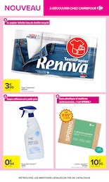 Prix et réduction Lessive dans le prospectus Carrefour en cours Offre Lessive dans le catalogue Carrefour du moment à la page 17