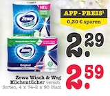 Wisch & Weg Küchentücher Angebote von Zewa bei E center Ludwigshafen für 2,29 €