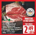 Zartes Roastbeef oder Rumpsteak von Bauern Gut im aktuellen EDEKA Prospekt