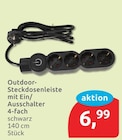 Outdoor-Steckdosenleiste mit Ein/Ausschalter im aktuellen budni Prospekt