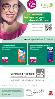 mea - meine apotheke Prospekt der Woche "Unsere Januar-Angebote" Seite 1, 01.01.2026 bis 31.01.2026 für Ulm Aktueller mea - meine apotheke Prospekt "Unsere Januar-Angebote" Seite 1 von 4 Seiten für Ulm