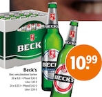 Aktuelles Beck's Angebot bei Trink und Spare in Bottrop ab 10,99 €