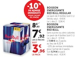 Boisson Energisante Regular - Red Bull en promo chez U Express Avignon à 7,92 €