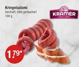 Kringelsalami Angebot im V-Markt Prospekt Kringelsalami im V-Markt Prospekt zum Preis von 1,79 €