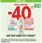 Promo -40% REMISE IMMÉDIATE SUR TOUT SOBIO ETIC VISAGE à  dans le catalogue Intermarché Hyper à Serres-Castet